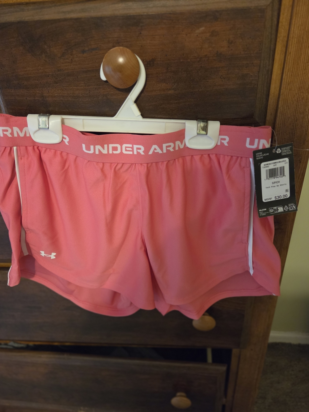 Under Armour Pink Women's Athletic Shorts
